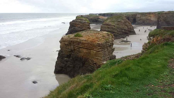 Vista general playa de las Catedrales