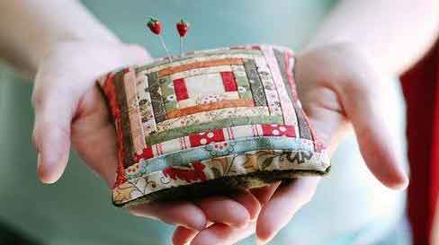 log cabin patchwork